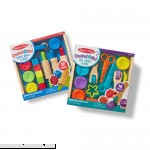 Melissa & Doug Clay Play Activity Set With Sculpting Tools and 8 Tubs of Modeling Dough  B01CQTWRI0